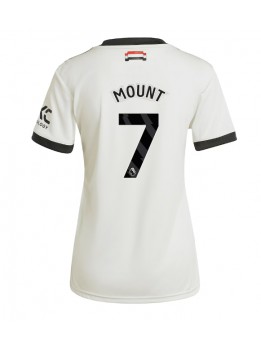 Billige Manchester United Mason Mount #7 Tredjedrakt Dame 2024-25 Kortermet